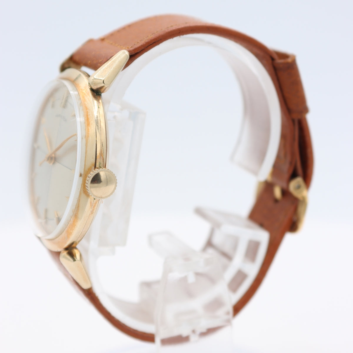 Vintage 34mm Hamilton Rodney 18 Jewel Men's Mechanical Wristwatch 735 USA 10k GF
