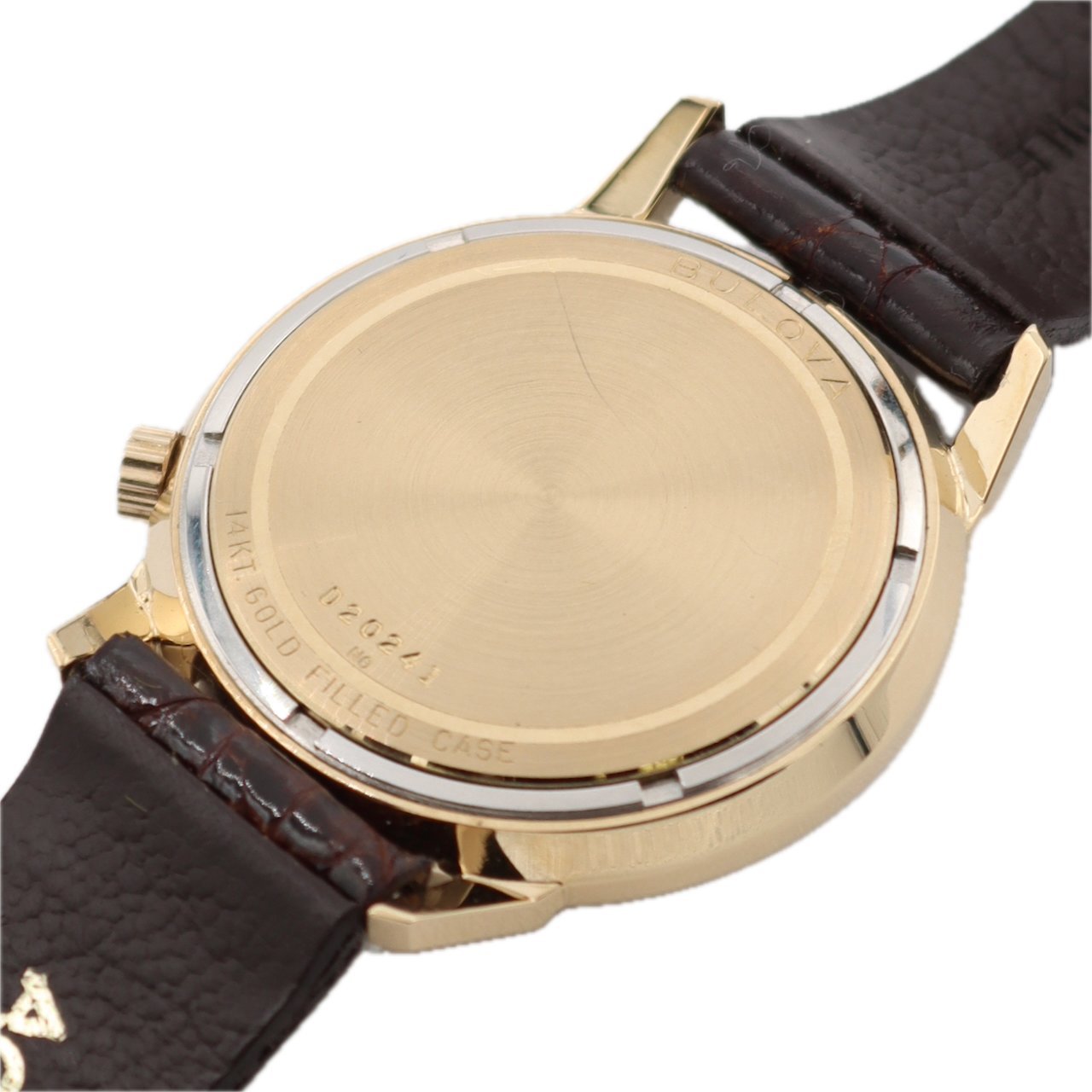 34mm 1960 Accutron Calender-O Men's Tuning Fork Wristwatch 14k GF NOS w Box