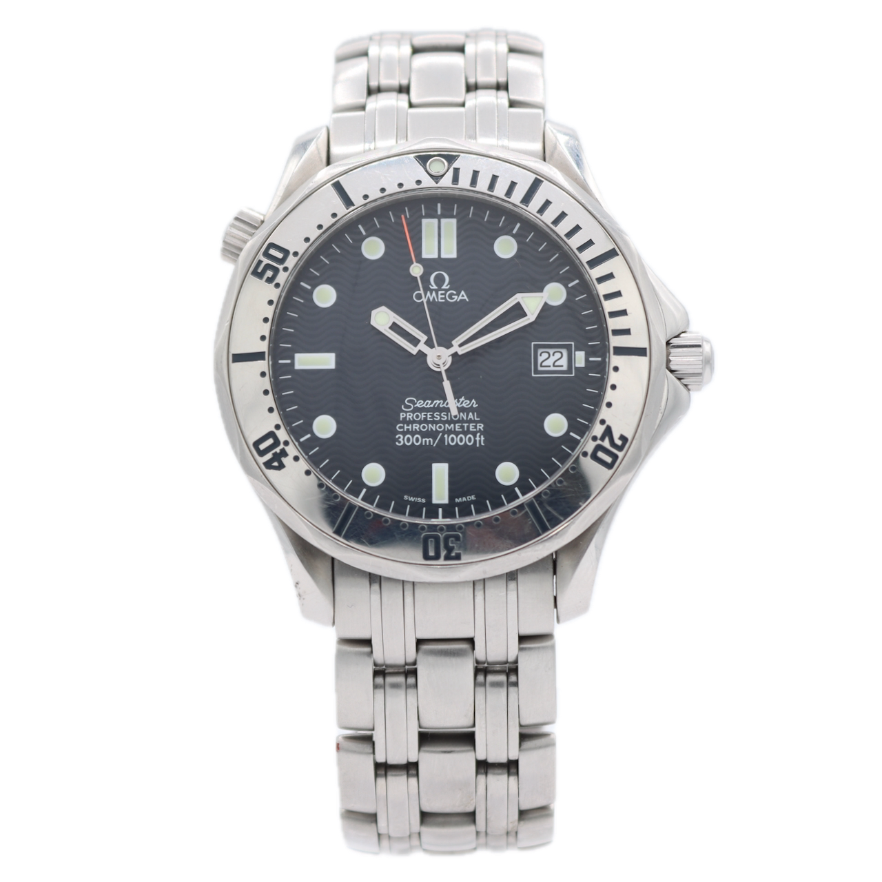 41mm 1999 Omega 2532.80 Seamaster Diver 300M Men's Automatic Wristwatch 1120