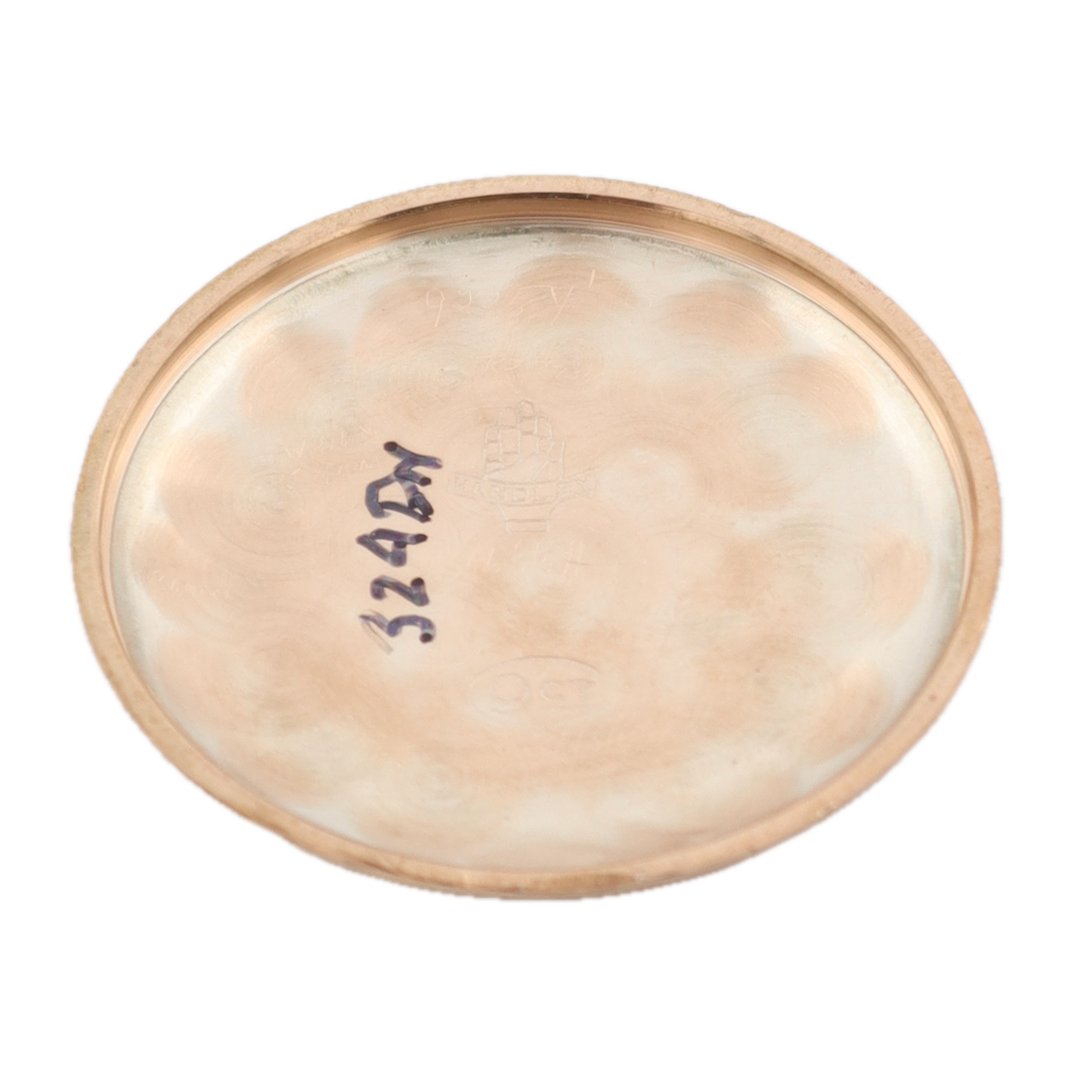 Vintage 30mm Tudor Dress 17J Men's Mechanical Wristwatch Swiss 9k Rose Gold