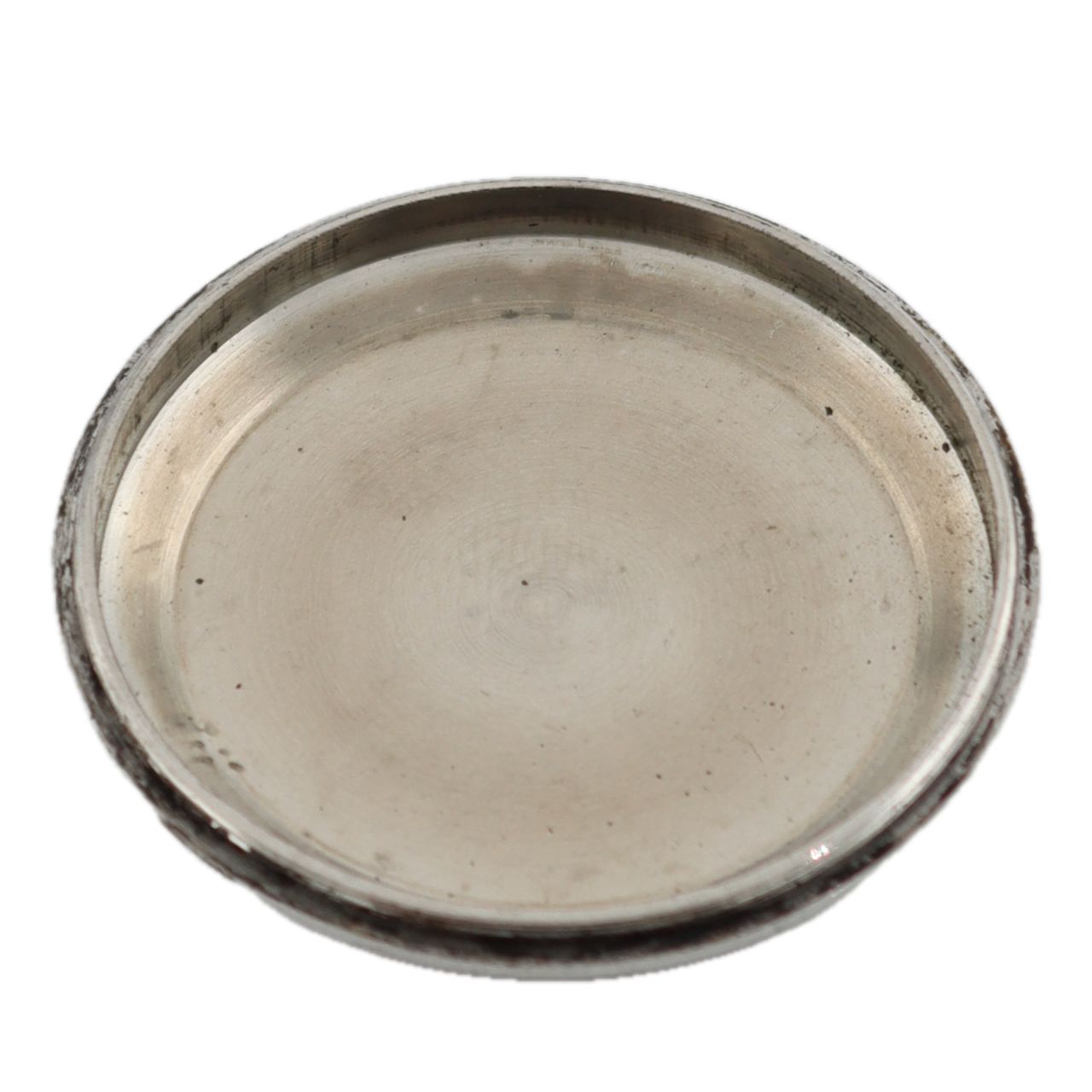 Vintage 35.5mm Bucherer Reverse Panda Dial Men's Chronograph Wristwatch Steel