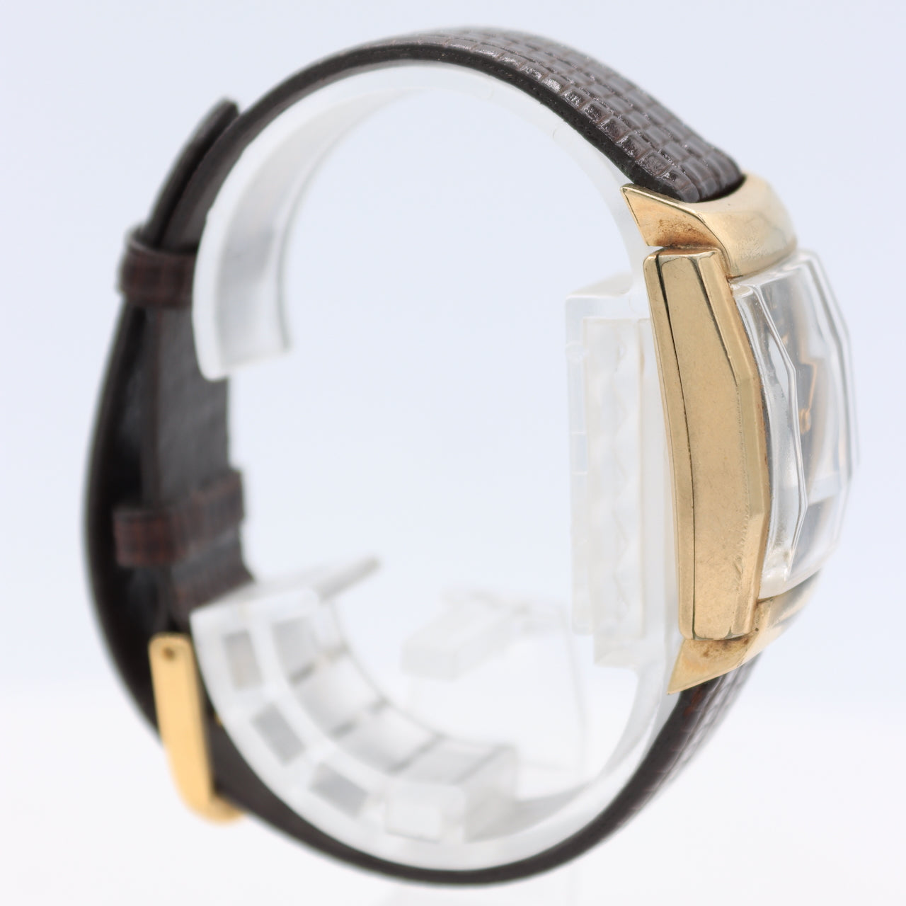 Vintage Longines 6887 Black Men's Mechanical Wristwatch 9LT Swiss 10k GF Runs