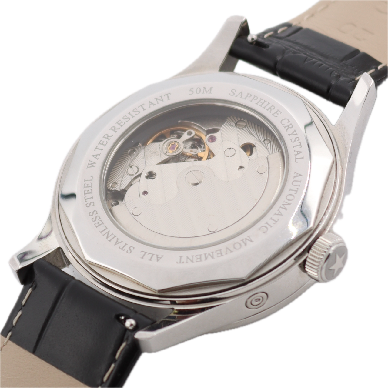 Sugess SU1780J2 Gustav Becker Men's Automatic Wristwatch Seagull ST1780 Steel