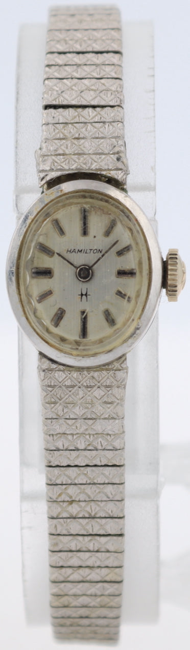 Vintage Hamilton Cocktail Ladies Mechanical Wristwatch 88 Swiss 10k Gold Filled