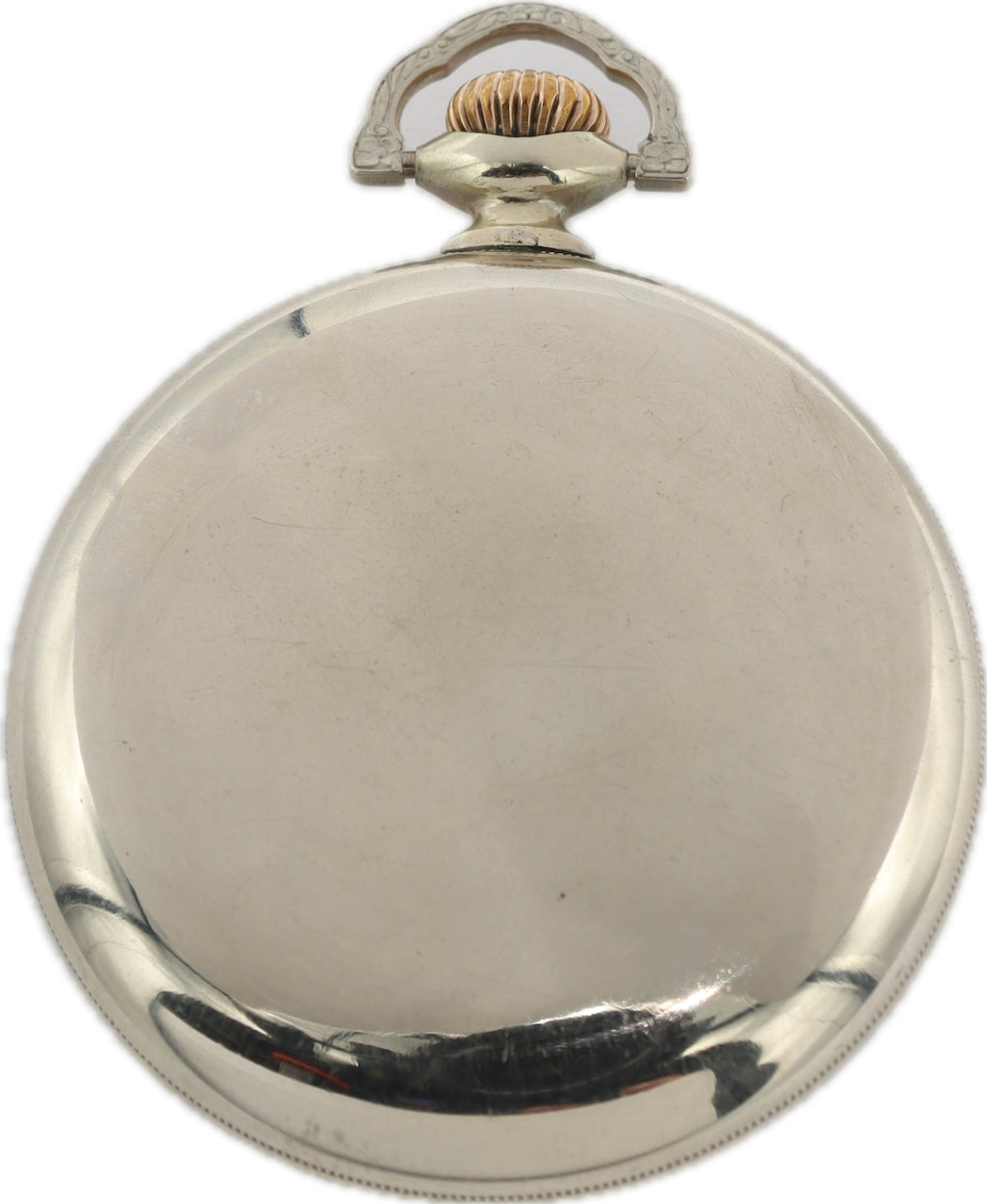 Antique 16S Illinois Coin Center Mechanical Pocket Watch Grade 305 Silverine