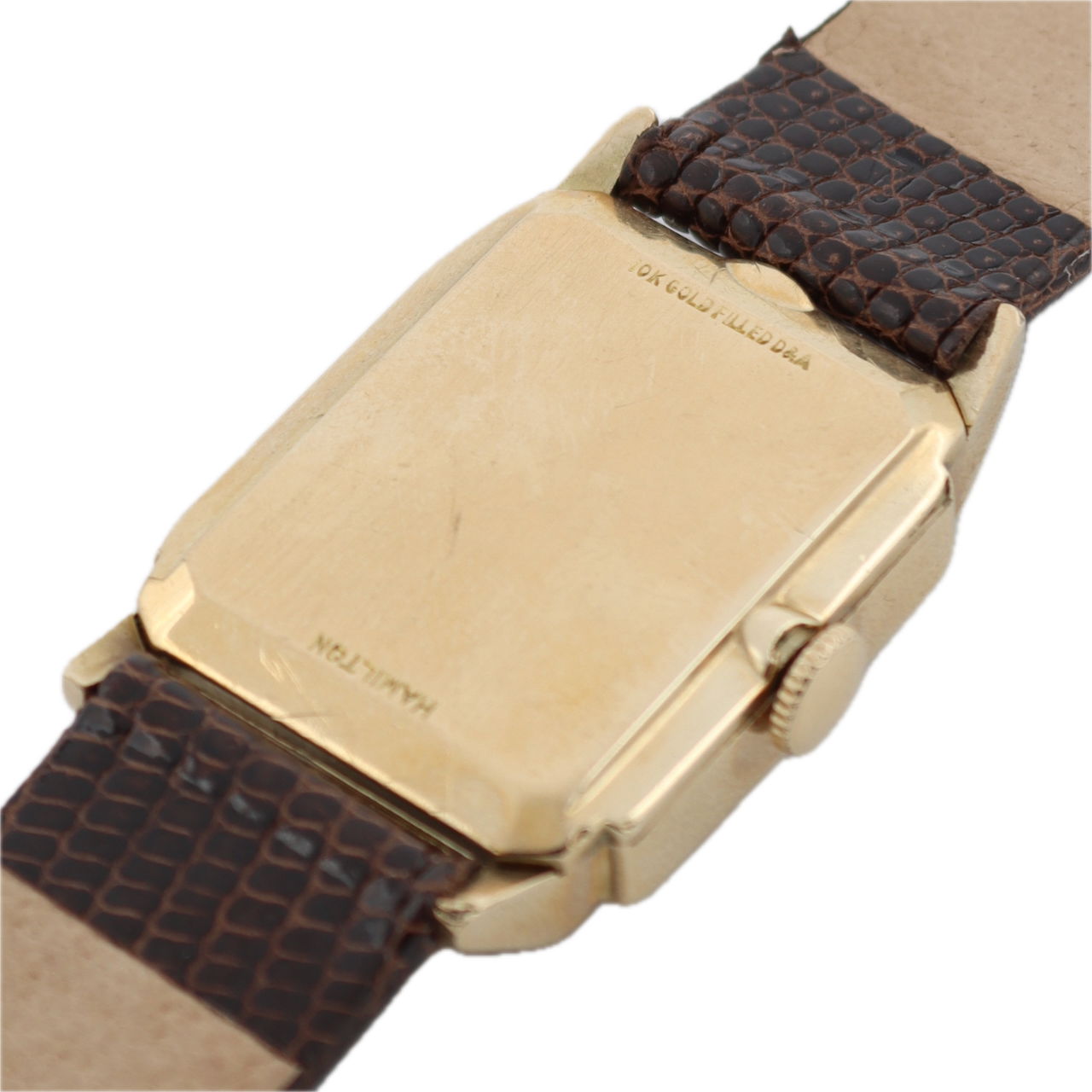Vintage 1954 Hamilton Townsend Men's Mechanical Wristwatch 753 USA 10k GF Runs