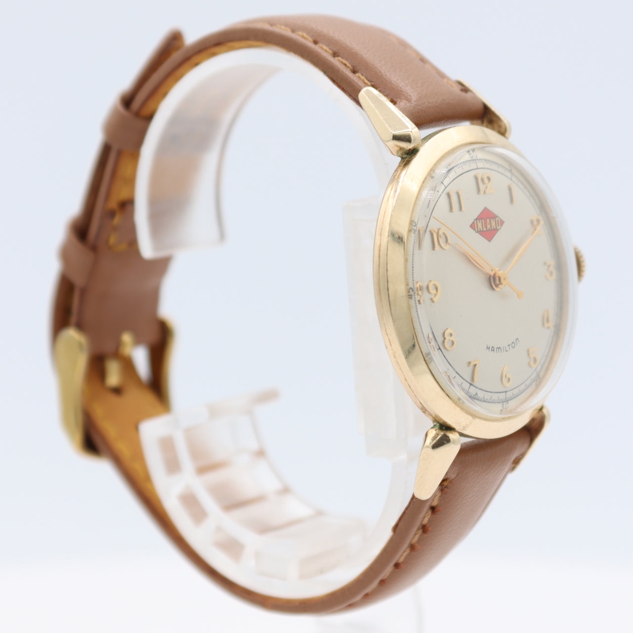 Vintage Hamilton Rodney Logo Inland Steel Men's Mechanical Wristwatch 10k GF