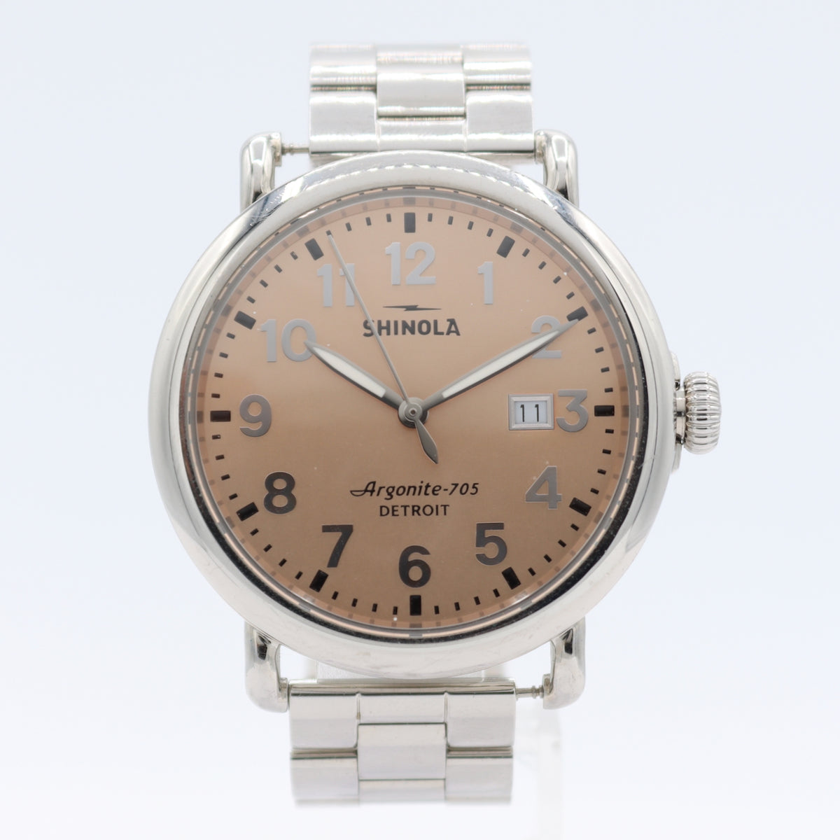 Shinola Runwell Salmon Dial