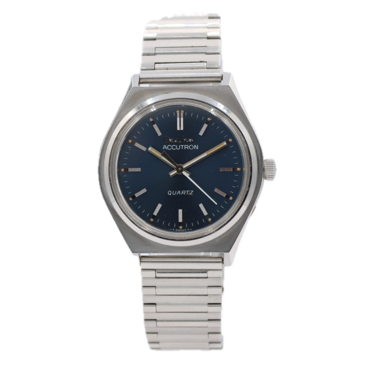 Bulova Accutron Blue Dial T-3772 1977