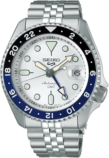 Seiko Seiko 5 "White Batman" GMT SSK033