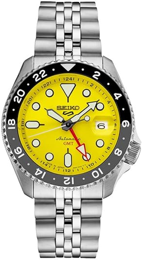 Seiko Yellow Seiko 5 Sports GMT SSK017
