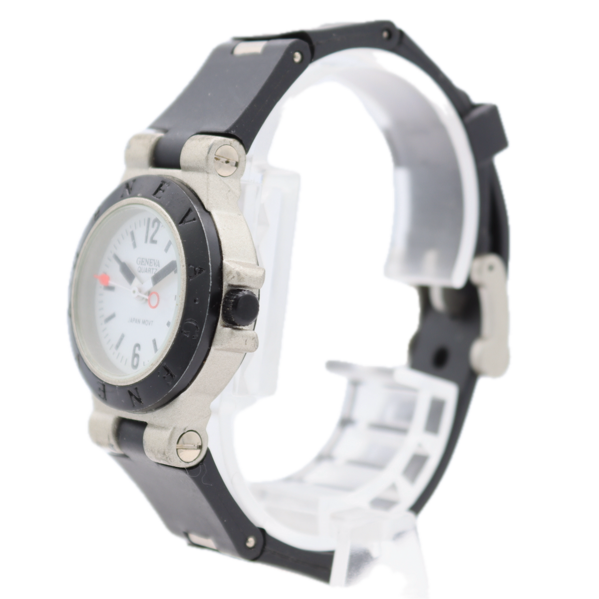 Geneva White & Black Dial