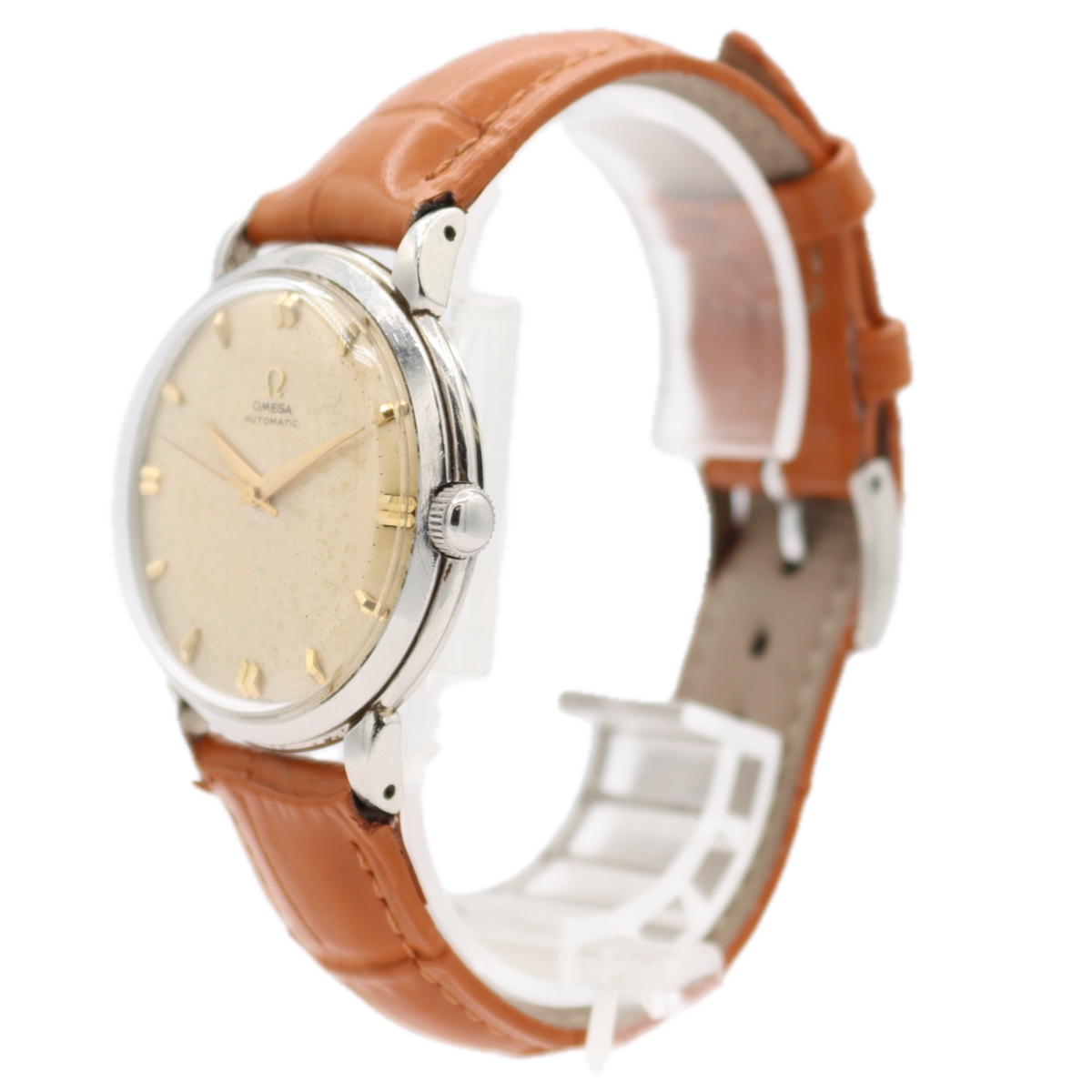 Omega Bumper 2446-1 Light Tan Alligator
