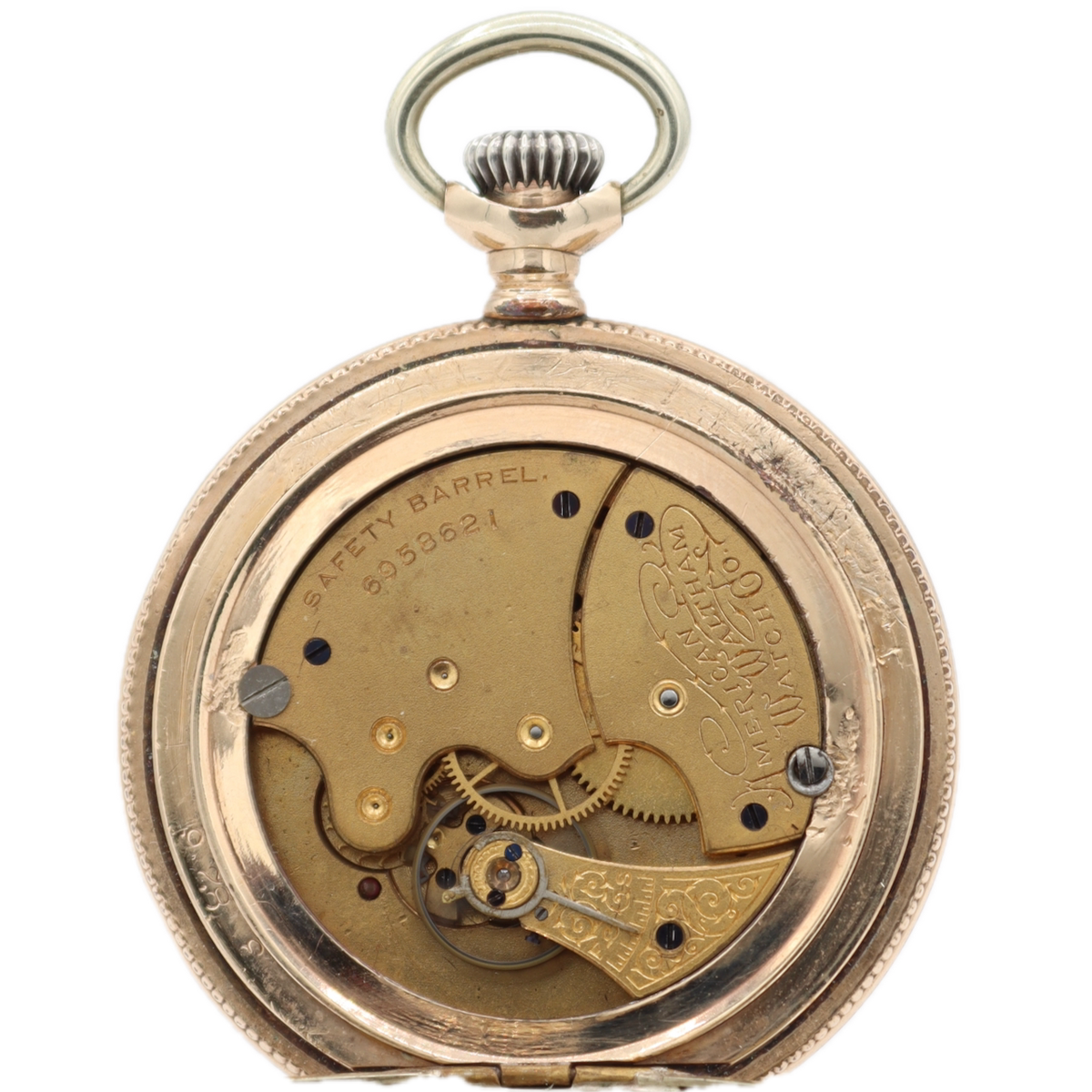 Waltham Sterling Gold Gilt 1898