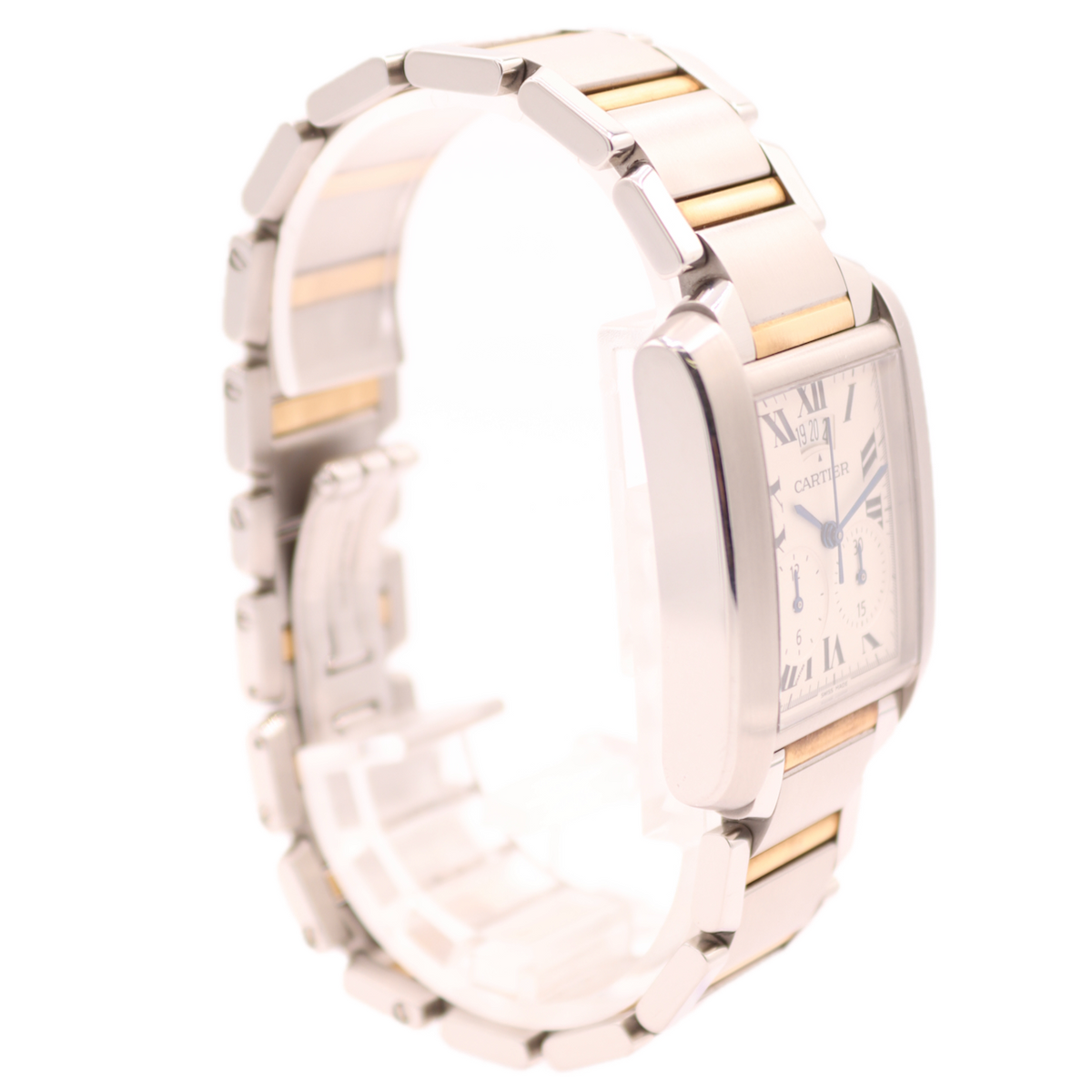 Vintage Cartier Tank Française Chronoflex W51025Q4 – photo 3