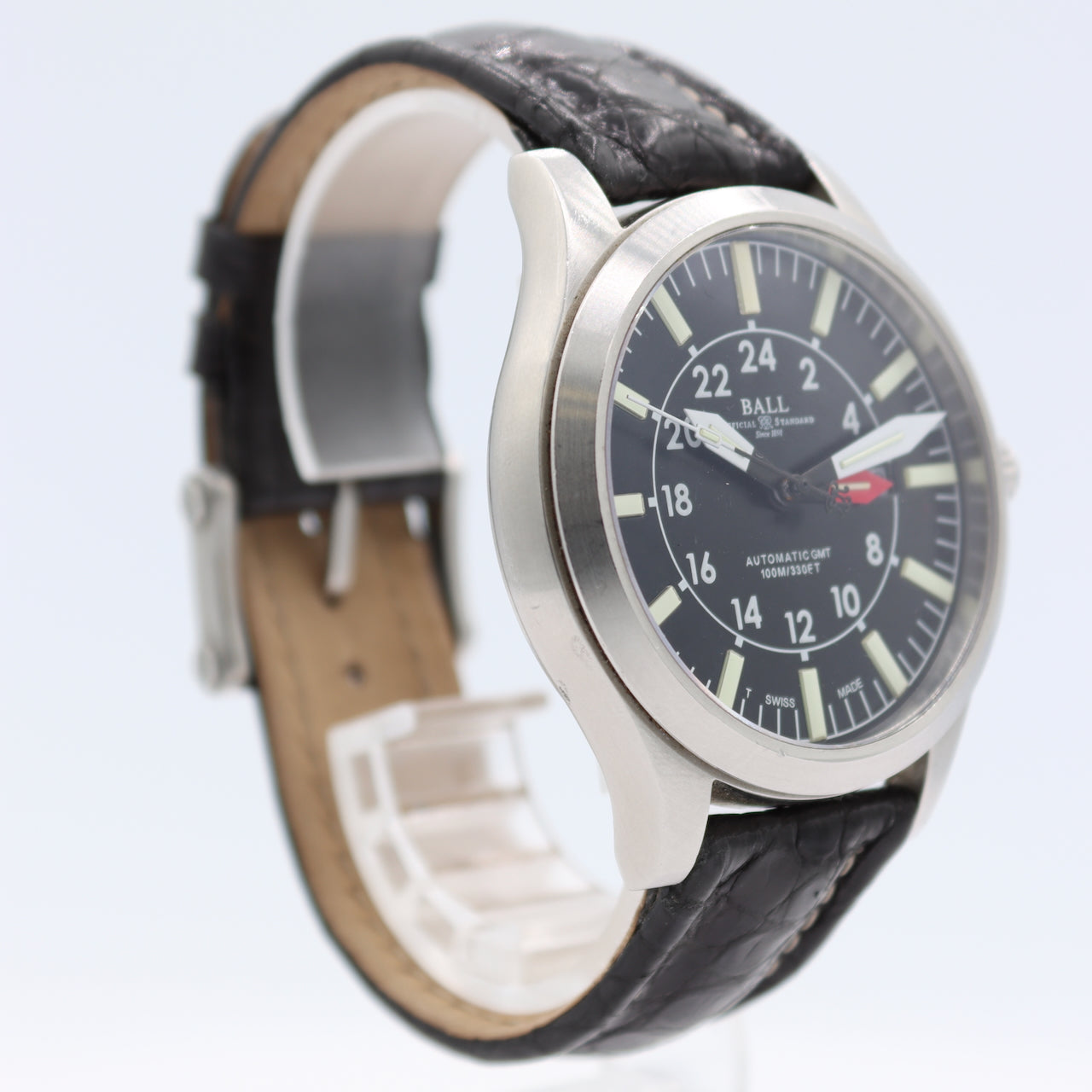 44mm Ball Engineer Master II Aviator GMT Men's Automatic Wristwatch wBox&Papers