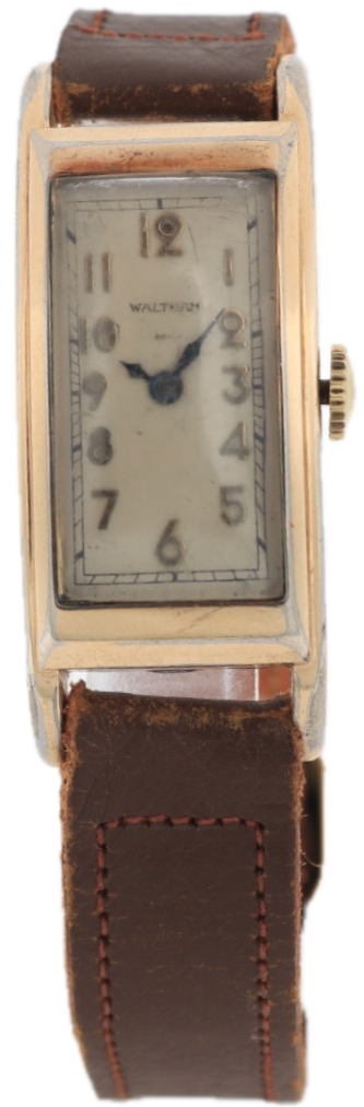 Vintage Waltham Curvex Style Men's Mechanical Wristwatch 761 USA Jobber Case
