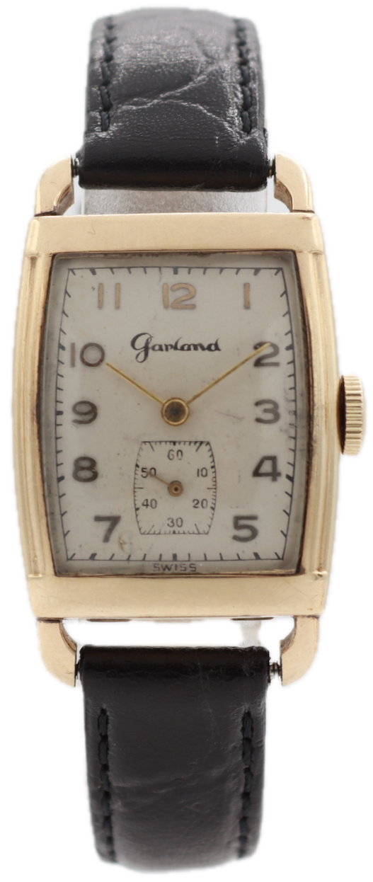 Vintage Avia Garland Men's Mechanical Wristwatch The Ball Swiss 10k Gold Filled