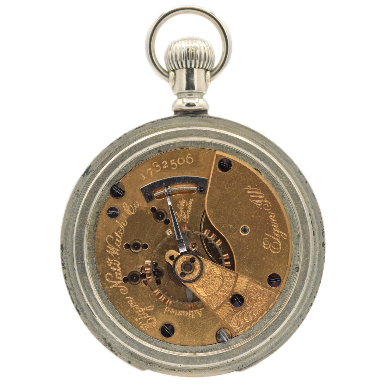 Antique 18s Elgin 15 Jewel Mechanical Hunter Config. Pocket Watch 80 Silverode