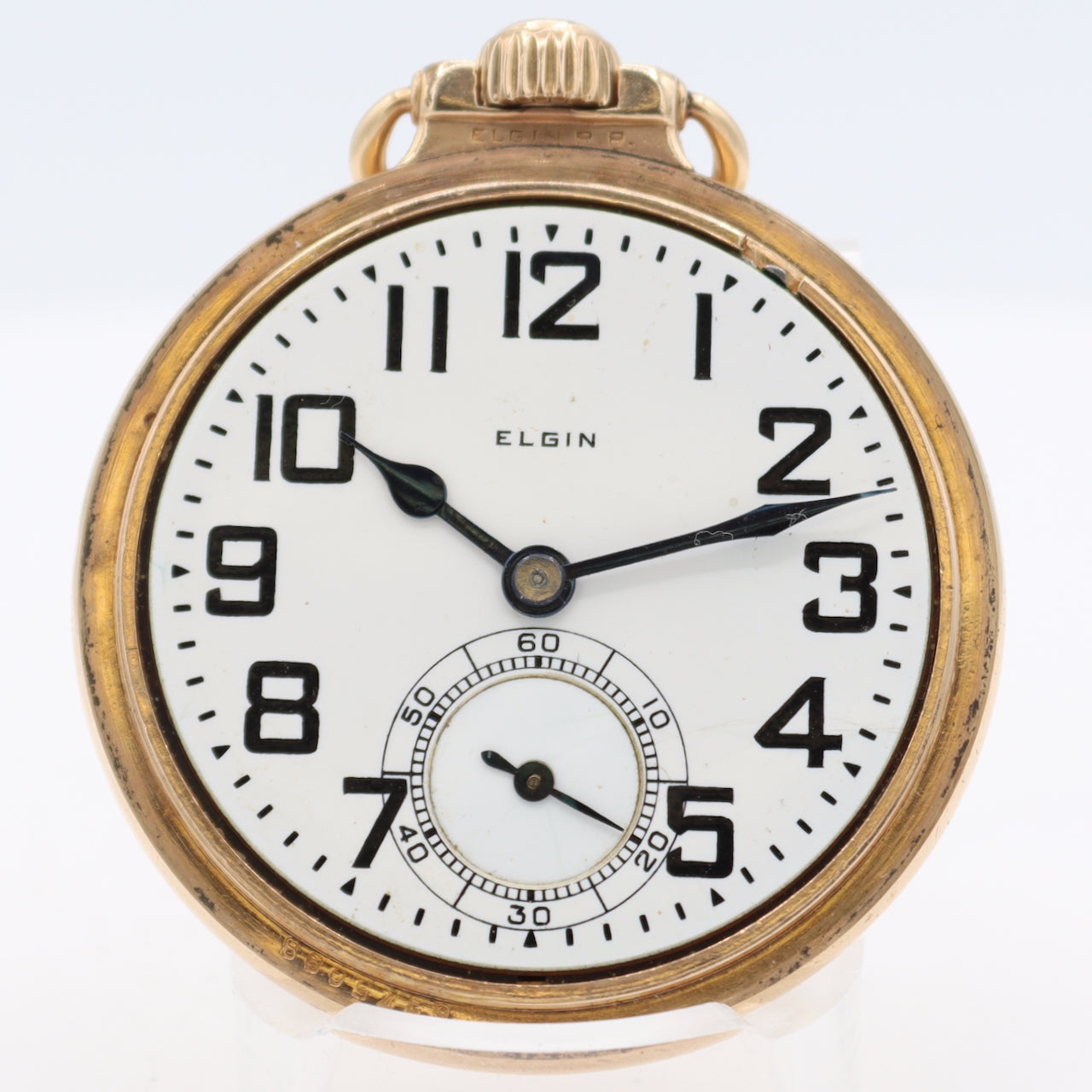 Antique 16s 1924 Elgin B.W. Raymond Mechanical Pocket Watch 478 12k GF USA Runs