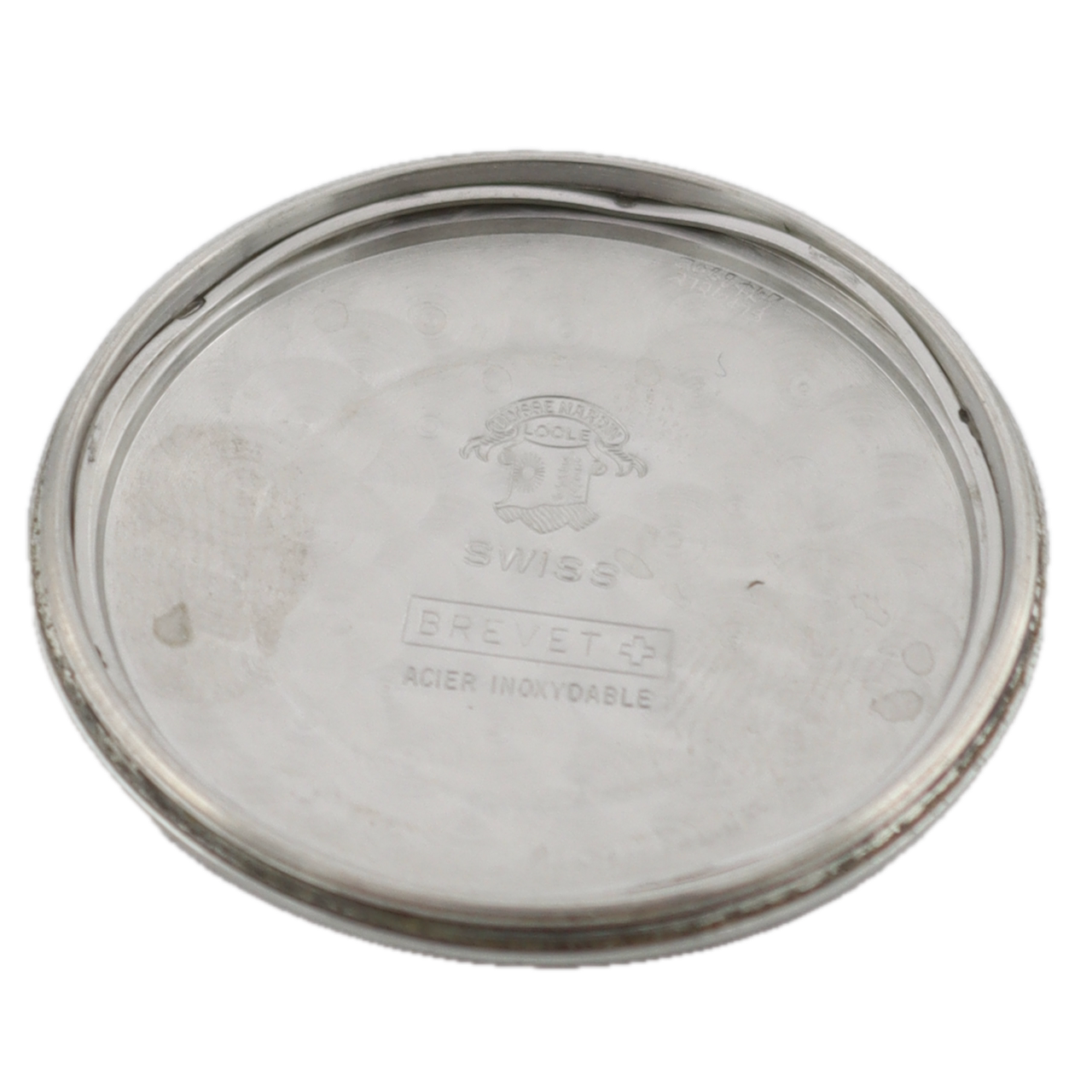 Vintage 35mm Ulysse Nardin White Dial Men's Automatic Wristwatch Swiss Steel