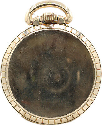 Vintage John Alden Railroad Style Mechanical Pocket Watch Unitas 431 445 10k RGP