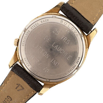 Vintage Bulova Accutron Tuning Fork Wristwatch 218 1M w Rare Fork Jubilee Dial