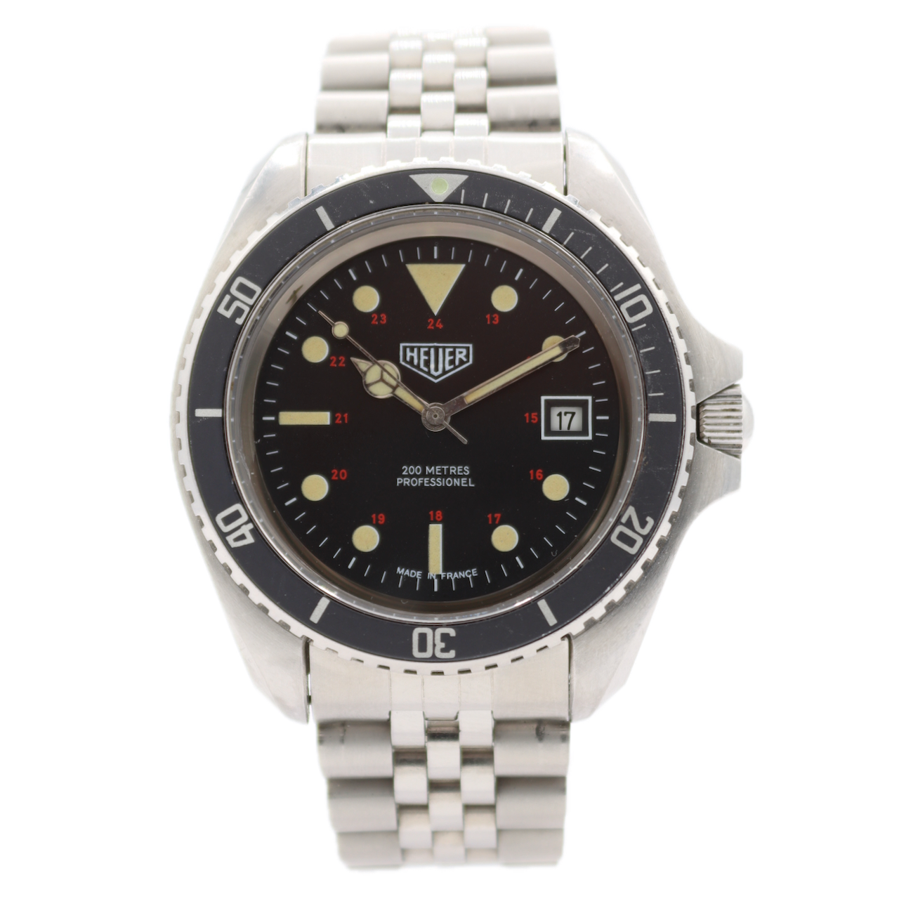 Vintage Heuer Monnin Diver 844