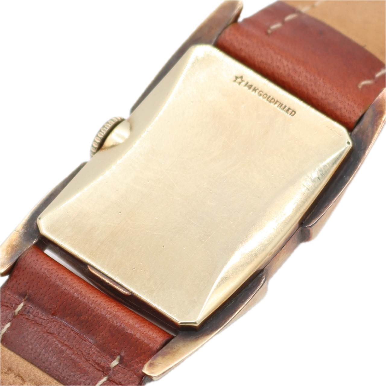 Vintage Lord Elgin 4637 La Porte Men's Mechanical Wristwatch 670 14k GF