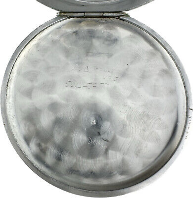 Antique 57mm Gallet Jules Racine Split Second Mechanical Stop Watch Runs Swiss