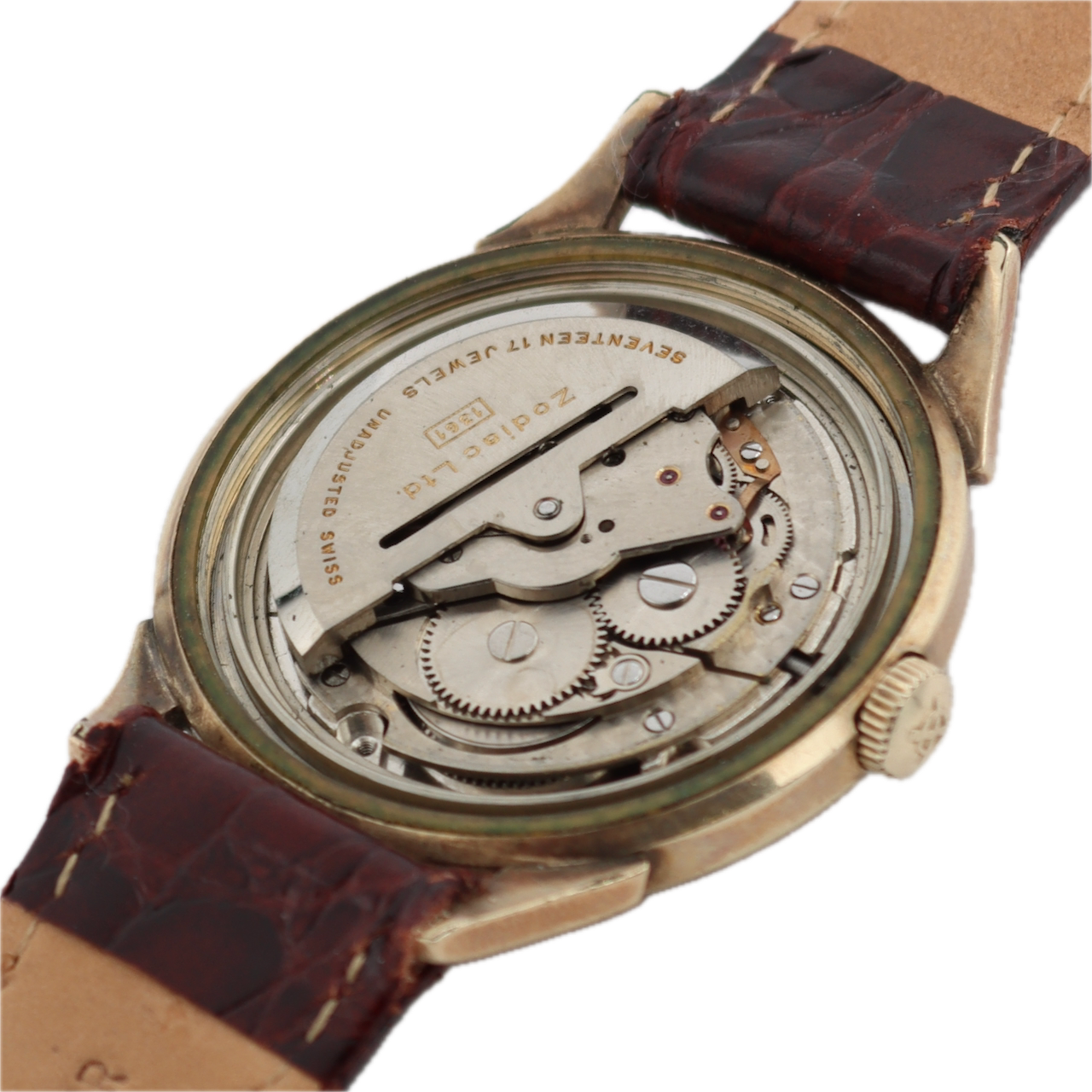 Vintage Zodiac Glorious Men's Automatic Wristwatch A.Schild 1424N Swiss 10k GF