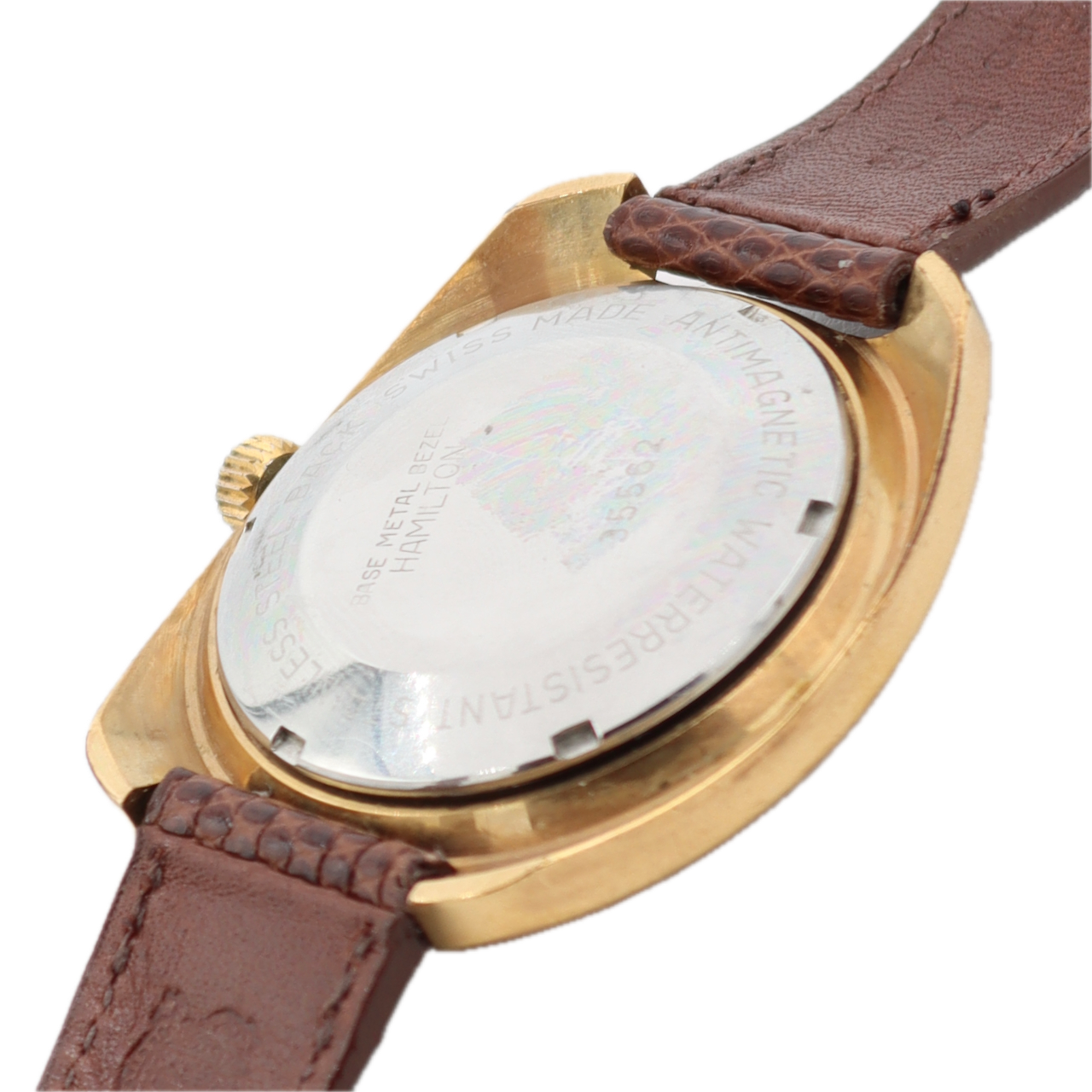 Vintage Hamilton Chocolate Sunburst 35562