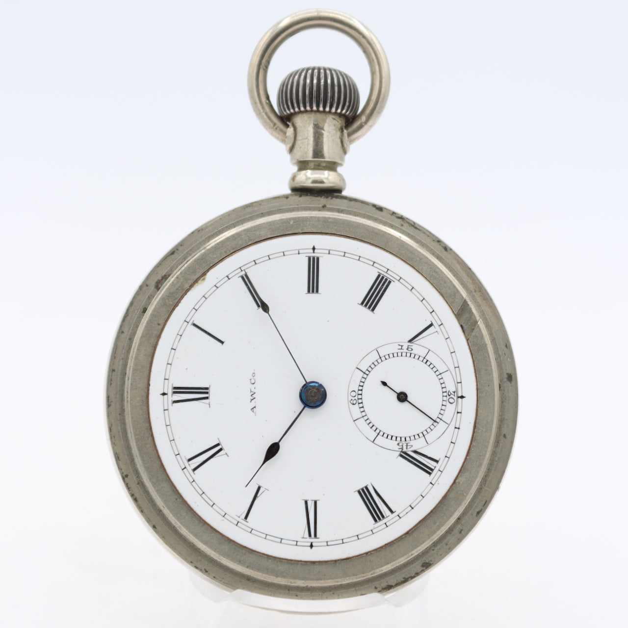 Antique 18s 1889 Appleton Tracy Mechanical Hunter Pocket Watch Silverode USA