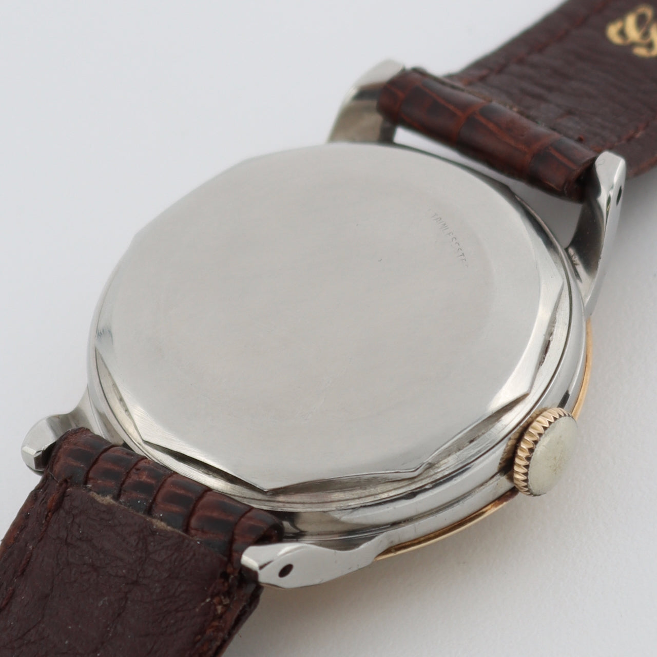 Vintage 33m Movado 16160 Tropical Men's Automatic Wristwatch Swiss Gold Capped