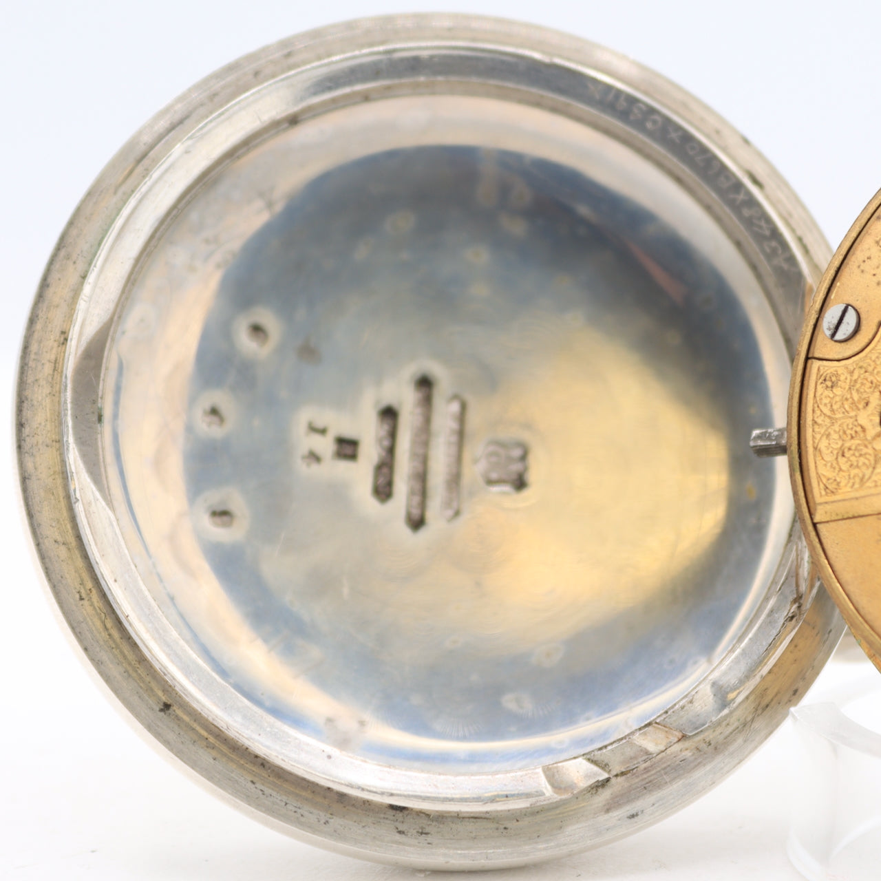 Antique 18 Size Waltham Hunter Config. Pocket Watch P.S. Bartlett Coin Silver