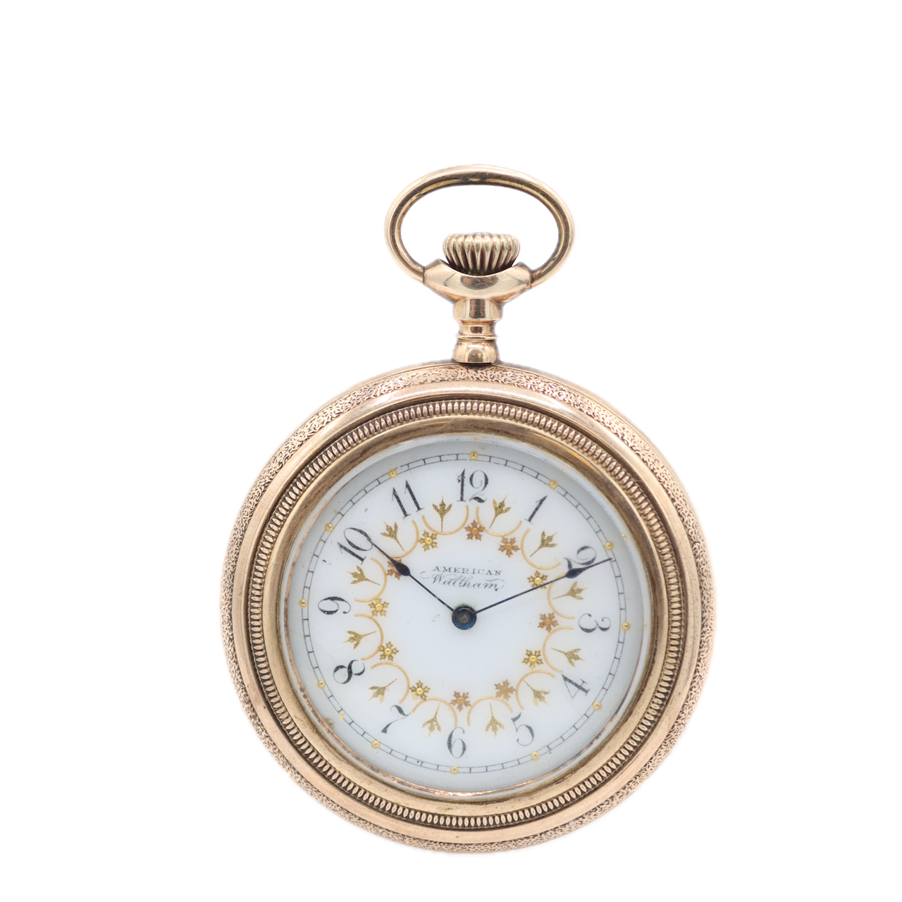 Antique 6s 1898 Waltham Multicolor 15 Jewel Pocket Watch Seaside Gold Filled