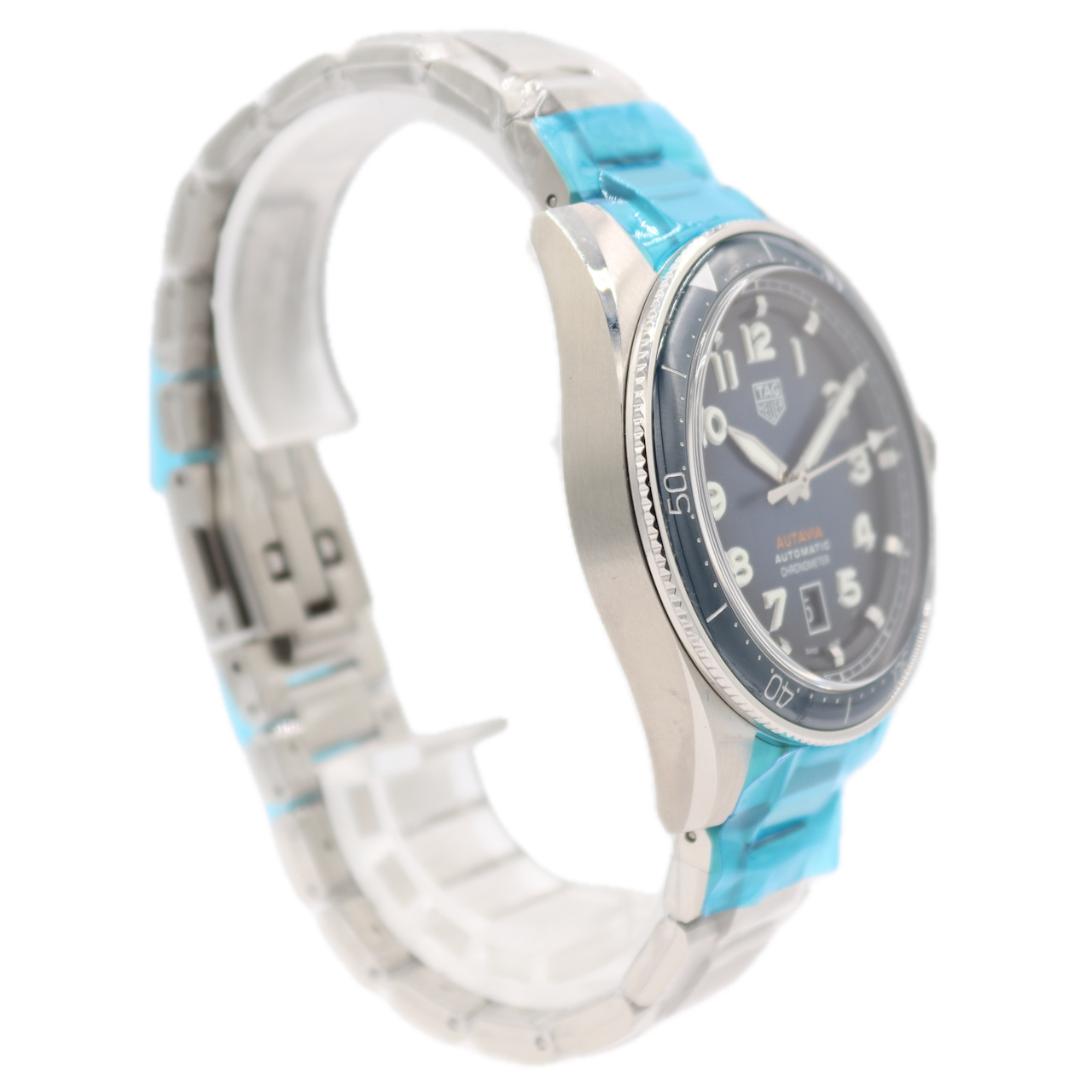 42mm TAG Heuer WBE5116.EB0173 Autavia Men's Automatic Wristwatch Steel With Box