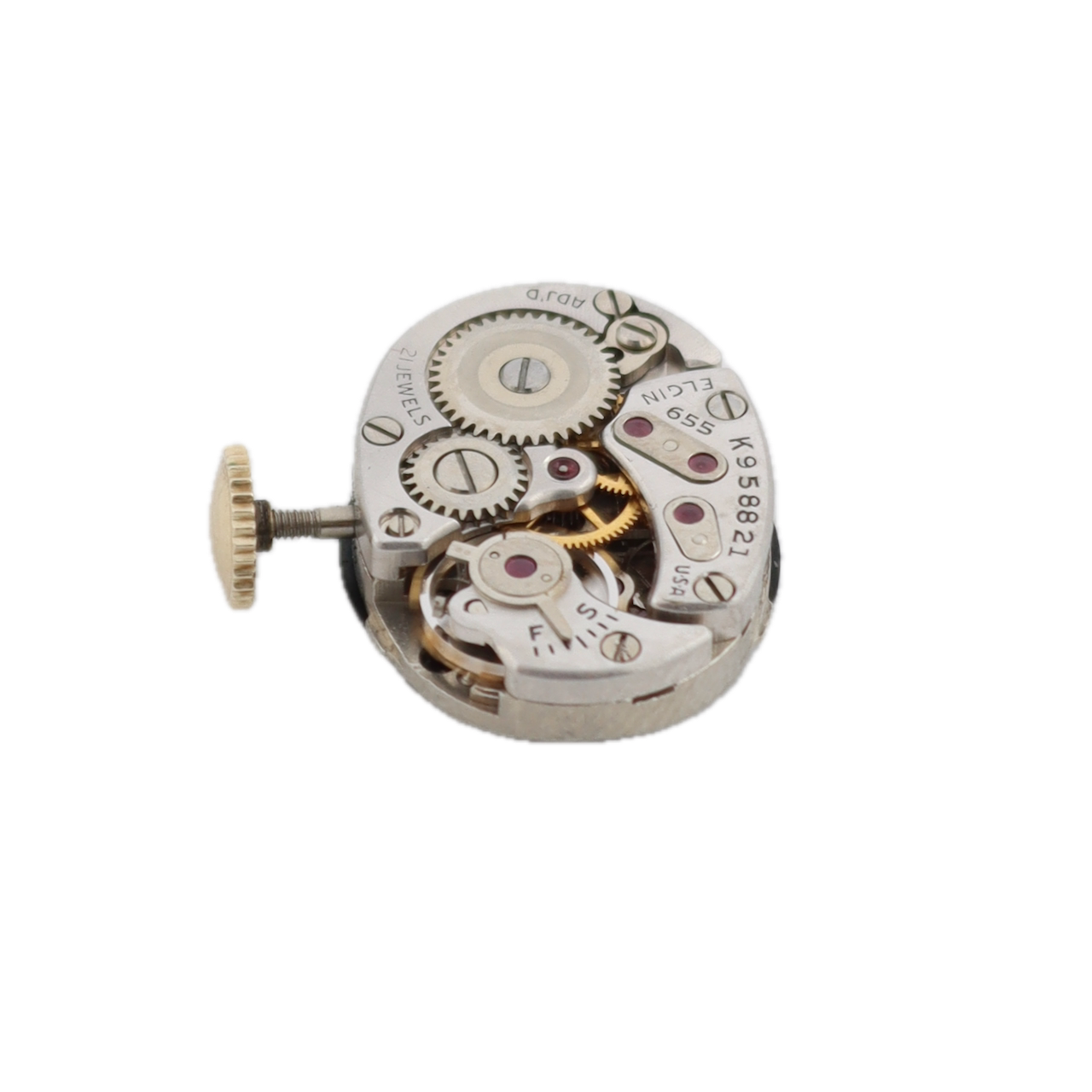 Vintage Lady Elgin 4328 Cocktail Ladies Mechanical Wristwatch 655 USA 14k GF