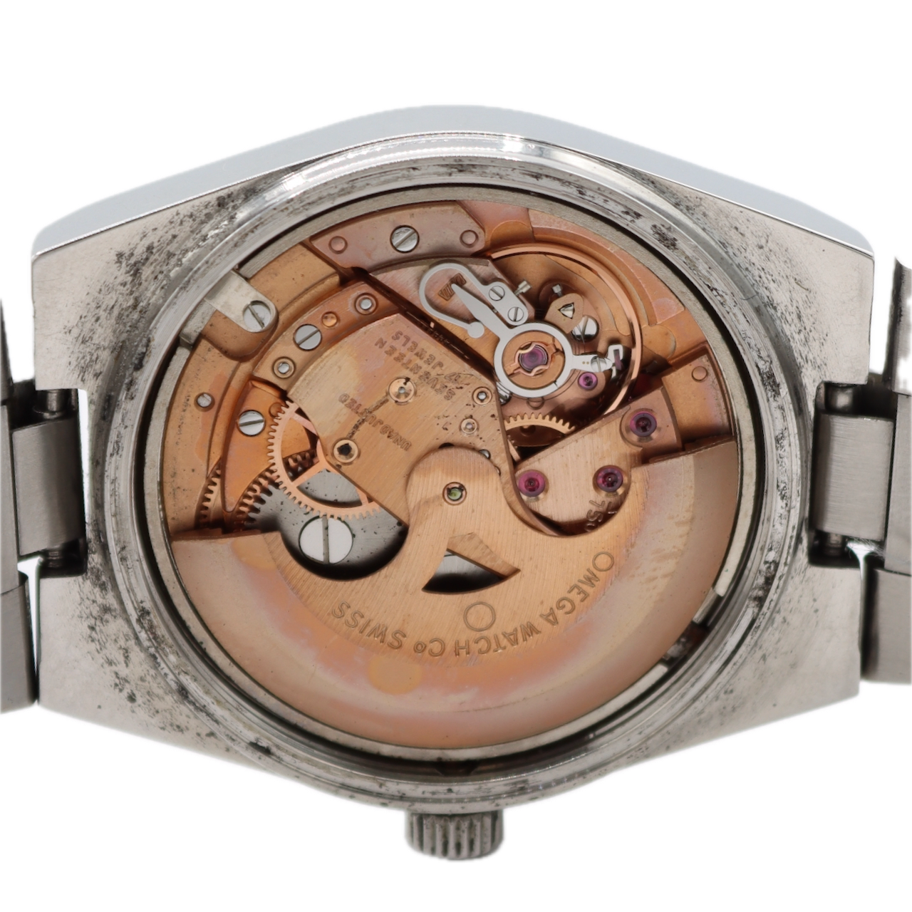 Vintage 34.5mm 1970 Omega 166.0142 Day Date Men's Automatic Wristwatch 750