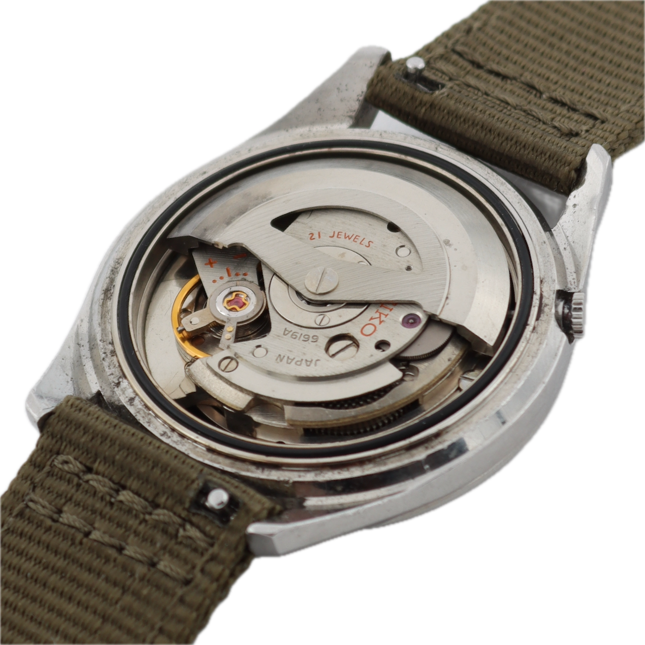 Vintage Seiko 6619-8060 MACV SOG Sportsmatic 5 Men's Automatic Wristwatch Steel