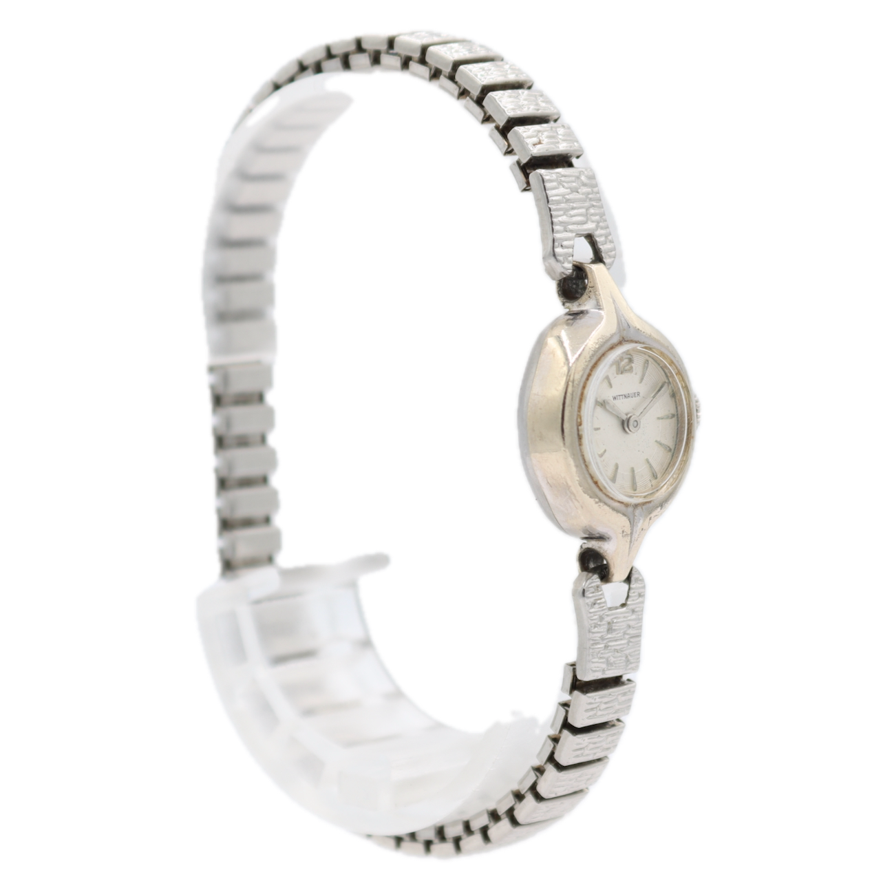 Vintage 16.5mm Wittnauer 920 Cocktail Ladies Mechanical Wristwatch 6N7G3 10kRGP