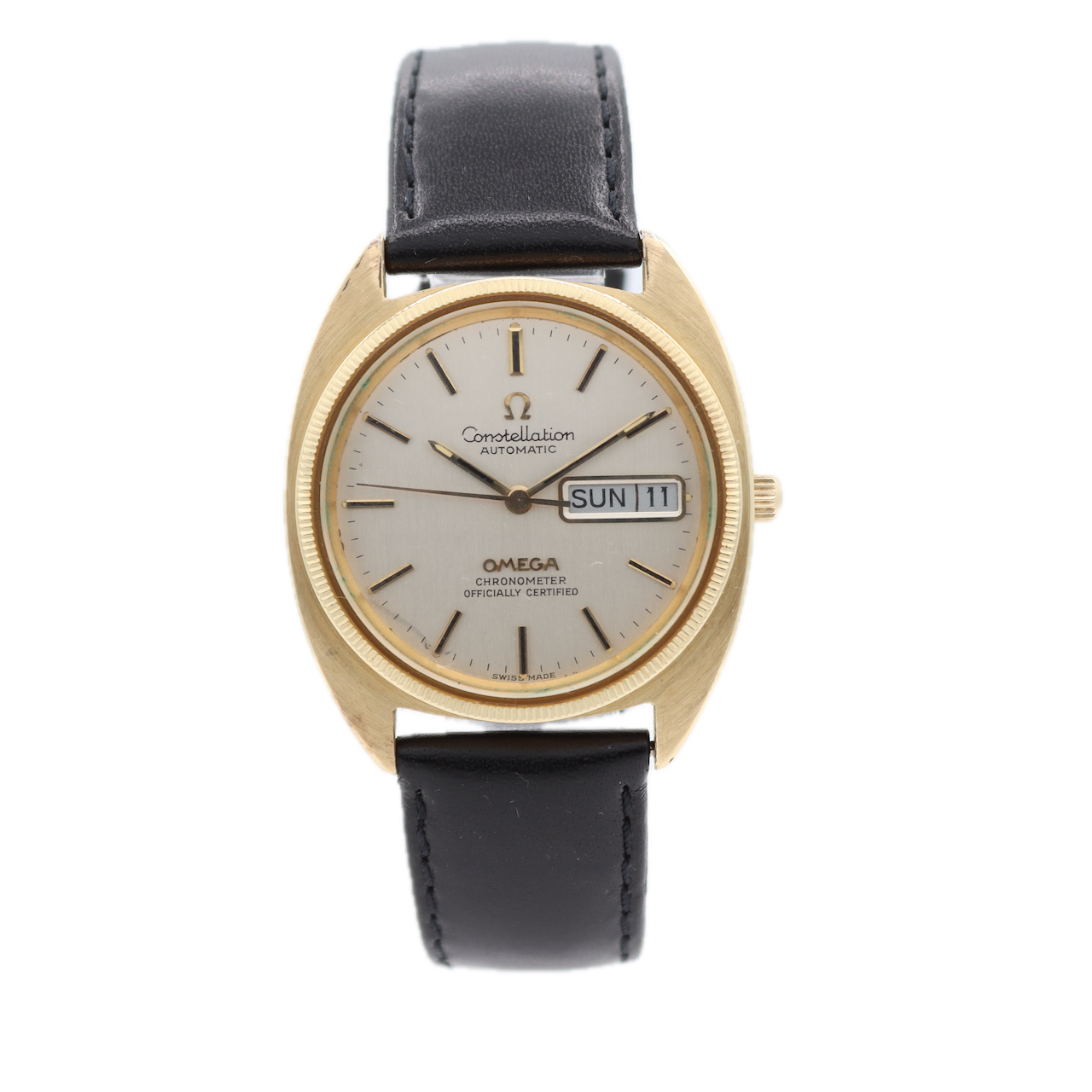 Vintage Omega 168.0057 Constellation Men's Automatic Wristwatch 1021 GoldPlated