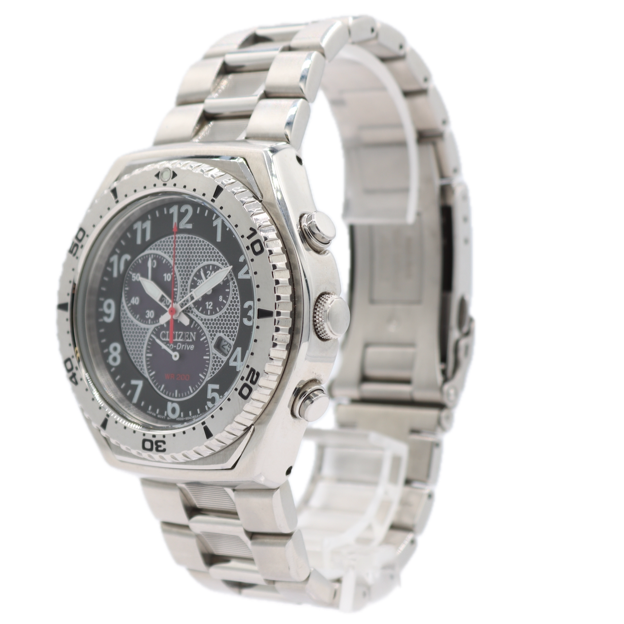 Citizen H500-S025770 Roustabout Men's Quartz Wristwatch Japan Steel Chronograph