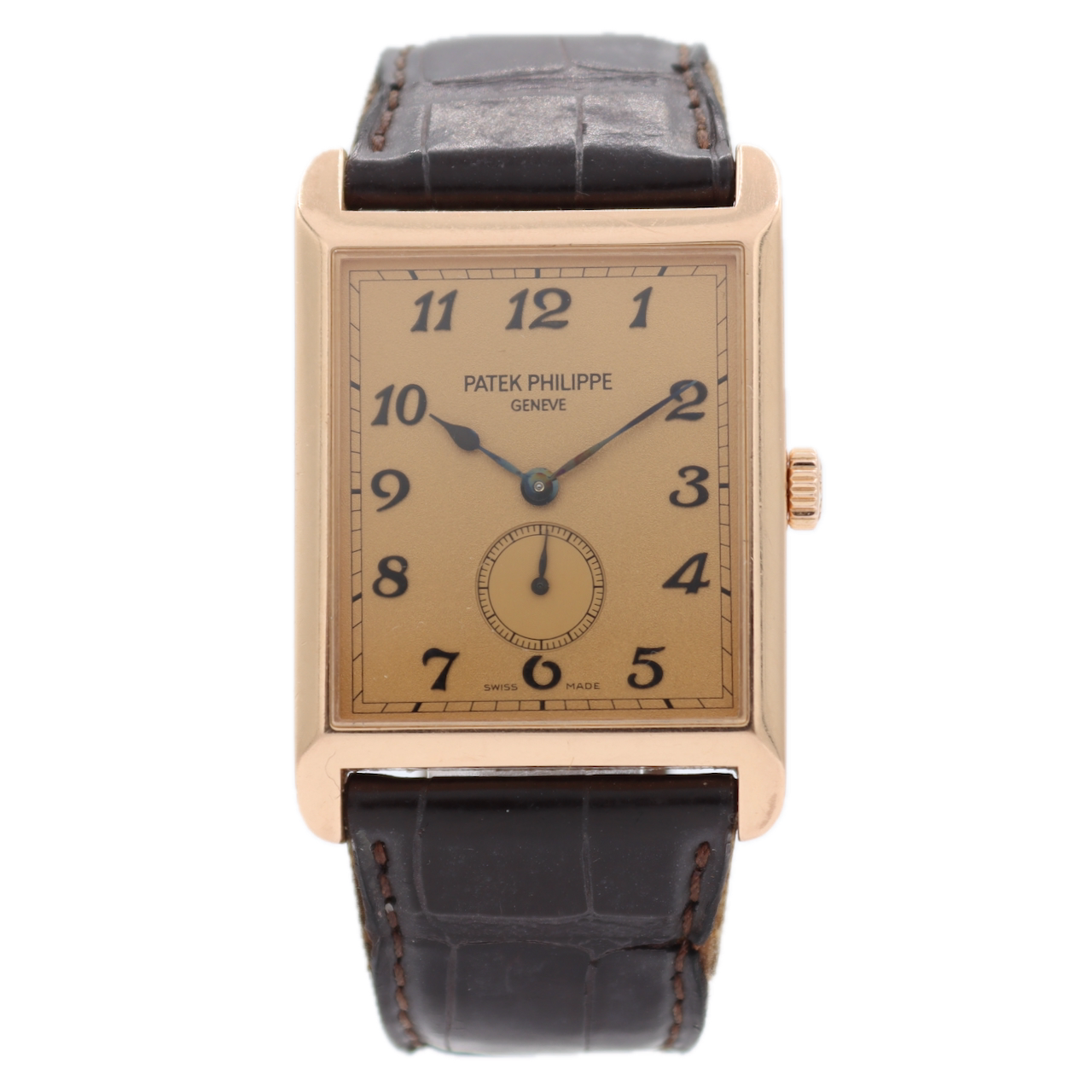 30mm Patek Phillipe 5109R Gondolo Men's Mechanical Wristwatch 215 PS Swiss 18kRG