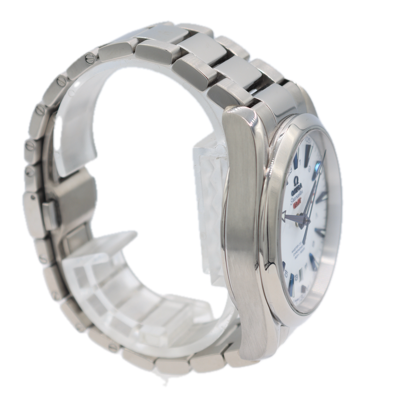 Omega Aqua Terra GMT Men's Automatic Wristwatch Swiss Made Titanium w/Box