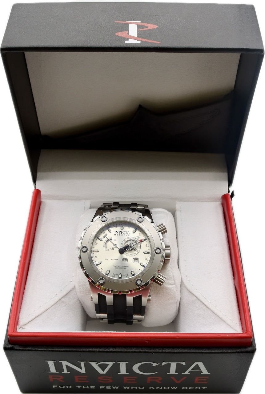 55mm Invicta 17295 Octane Reserve Men's Quartz Wristwatch Swiss Plastic Red