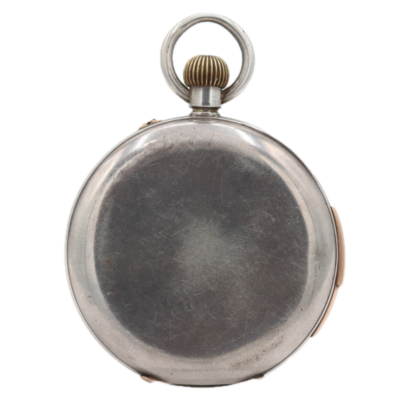 Antique Mechanical Quarter Repeater Pocket Watch 3524 Sterling Silver Swiss