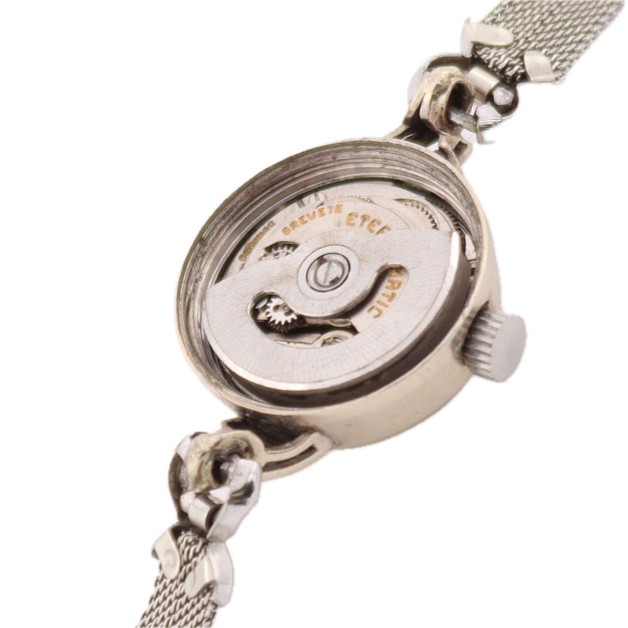 Vintage 19 Eternamatic 5123 Cocktail Ladies Automatic Wristwatch Swiss 10k GF