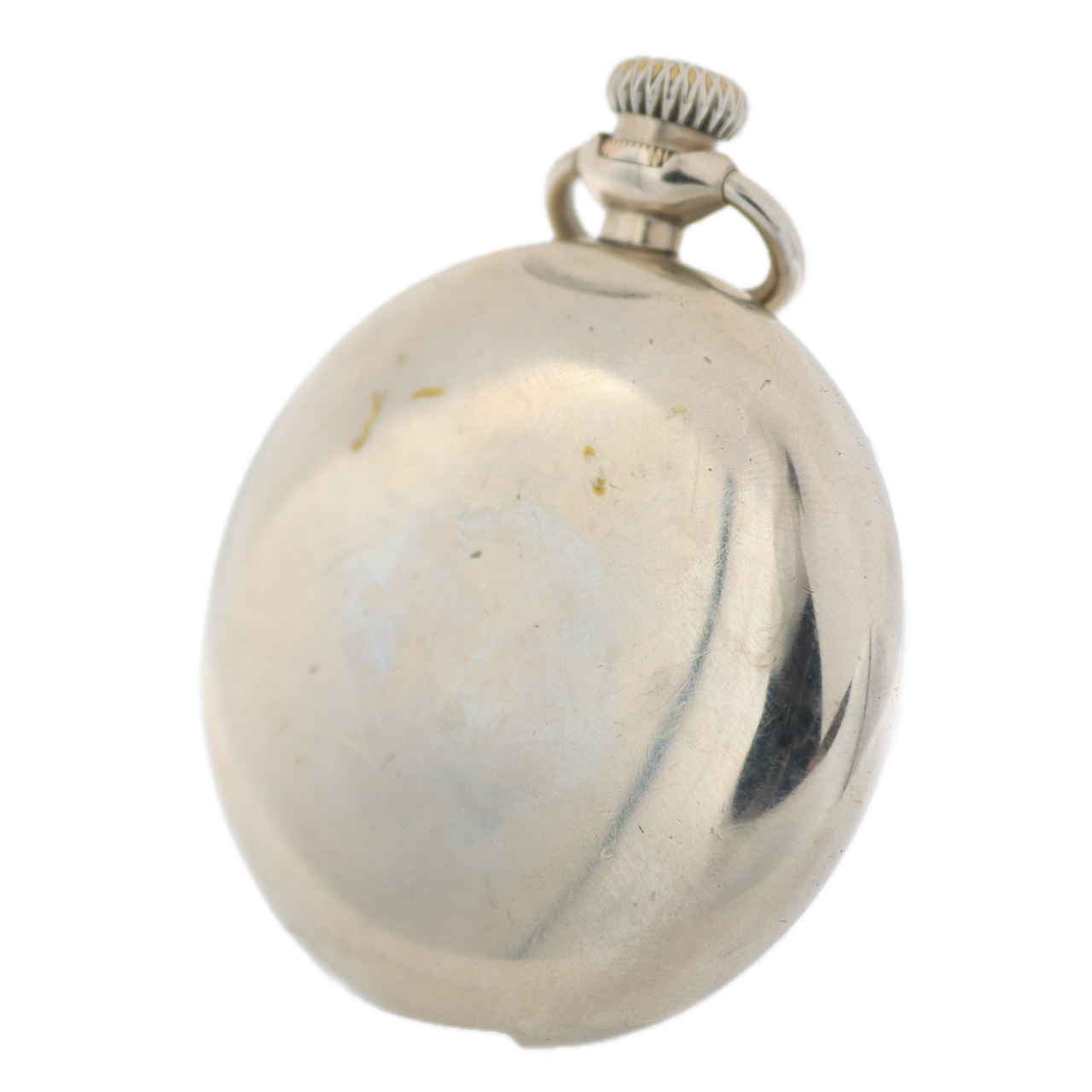 Antique 16 Size Hamilton 17 Jewel Mechanical Pocket Watch 974 Nickel Running