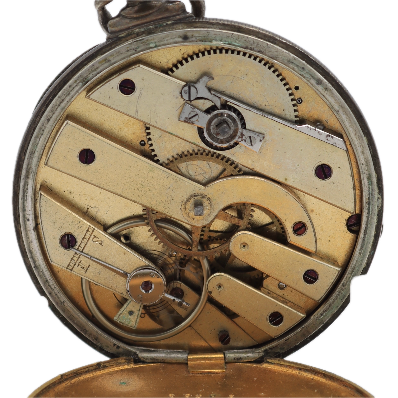 Antique Cooper Liverpool Farmhouse Key Cylinder Escapement Pocket Watch Silver